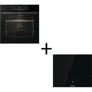 Комплект Gorenje (духовка електрична BOS6737E06BG + поверхня індукційна GI6401BSC), 743032, чорн (SET_BOS6737E06BG_GI6401B) 375227 фото