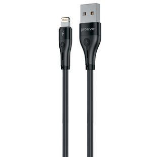 Кабель Proove Soft Silicone USB to Lightning 2.4A (2m) black (CCSO20001121) 388087 фото