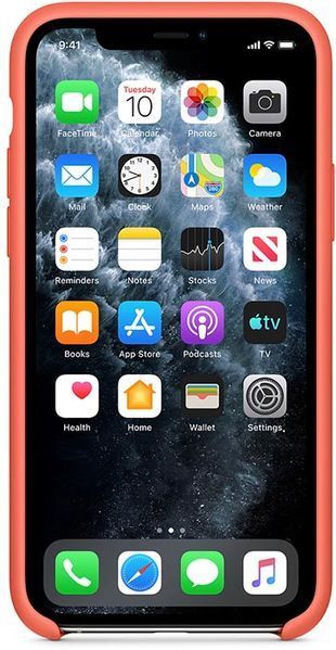 Чохол-накладка iPhone 11 Pro Apple AAA Silicone case Clementine (Orange) 134761 фото