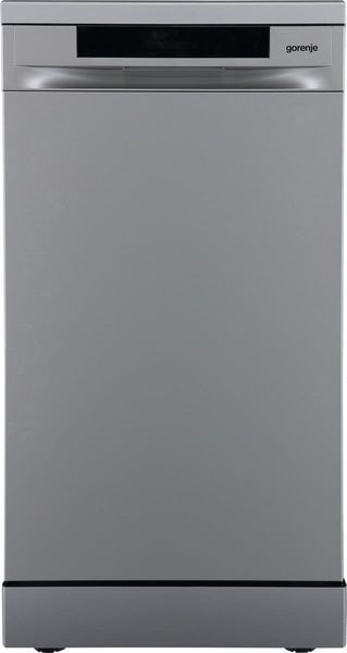 Посудомийна машина Gorenje, 11компл., A+++, 45см, дисплей, 3 кошика, AquaStop, Інвертор, сірий (GS541D10X) 375616 фото