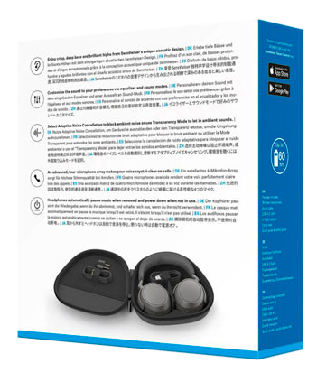 Навушники SENNHEISER MOMENTUM 4 Wireless Graphite 307148 фото