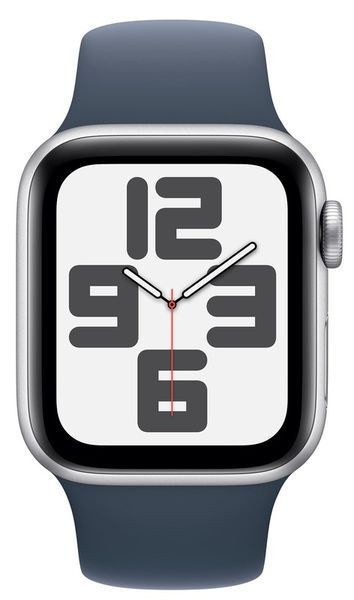 Смарт-годинник Apple Watch SE2 GPS + LTE 44mm Silver Aluminum Case With Storm Blue Sport Band M/L MRHH3 279741 фото