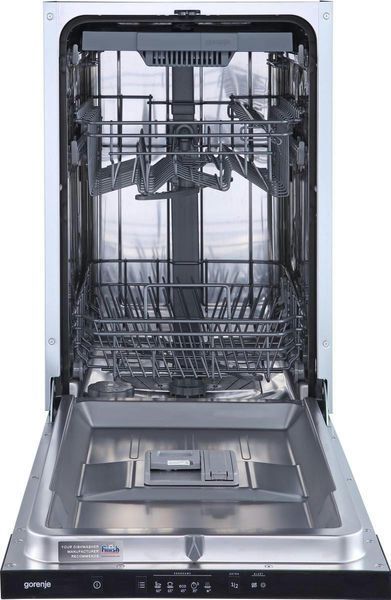 Посудомийна машина Gorenje вбудовувана, 11компл., A++, 45см, AquaStop, 3й кошик, білий (GV520E11) 374410 фото