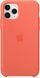 Чохол-накладка iPhone 11 Pro Apple AAA Silicone case Clementine (Orange) 134761 фото 1