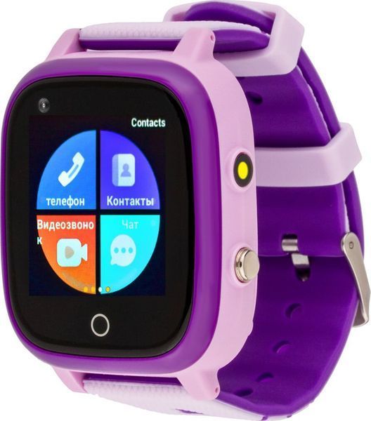 Дитячий смарт-годинник AmiGo GO005 4G WIFI Thermometer Purple 188755 фото
