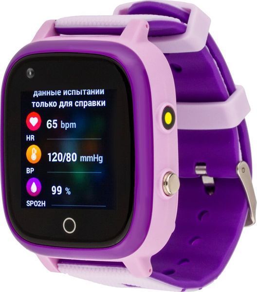 Дитячий смарт-годинник AmiGo GO005 4G WIFI Thermometer Purple 188755 фото