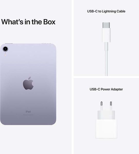 Планшет Apple iPad mini 6 2021 Wi-Fi 256GB Purple (MK7X3) 215494 фото