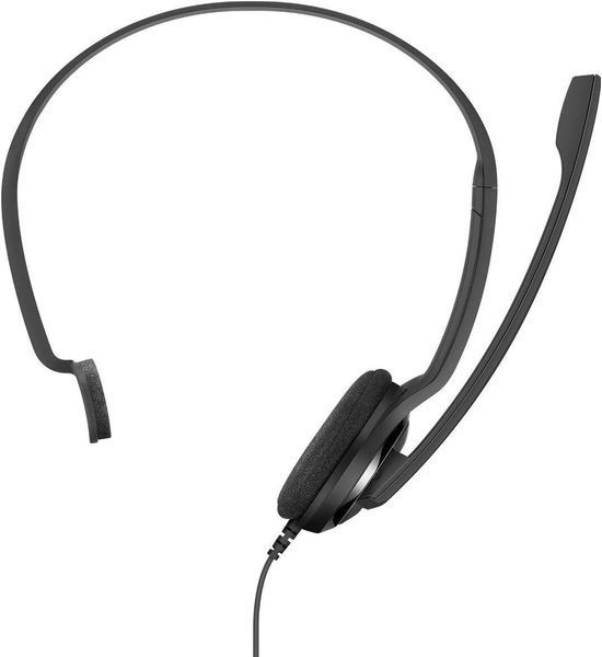 Гарнітура комп'ютерна моно On-Ear EPOS PC 7 Chat, USB, односпрямований, 2м, Чорний (1000431) 361783 фото