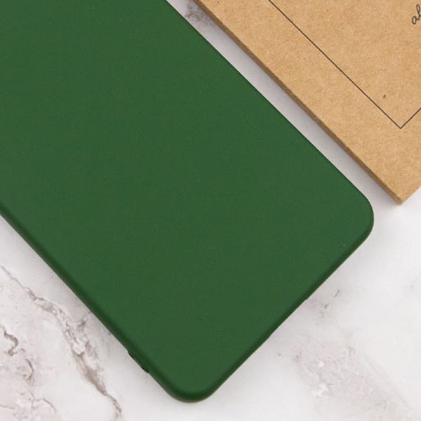 Чохол TPU GETMAN Liquid Silk Full Camera для Xiaomi Redmi 14C / Poco C75 Зелений / Dark green 327481 фото