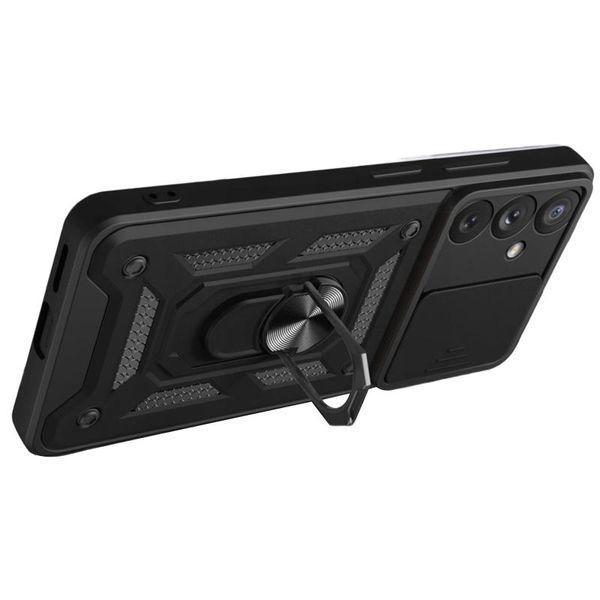 Чохол Ummi Camshield Serge Ring для Samsung Galaxy S24 FE Чорний 400472 фото