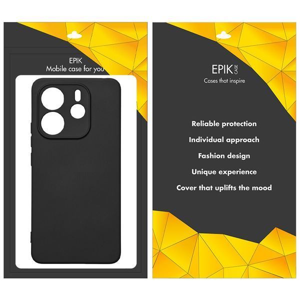 Чохол TPU Epik Black Full Camera для Xiaomi Redmi Note 14 4G (Int. version) Чорний 356632 фото