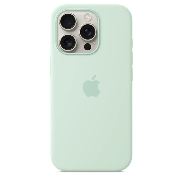 Чохол-накладка Apple iPhone 16 Pro Silicone Case with MagSafe - Aquamarine (MDG04) 378177 фото