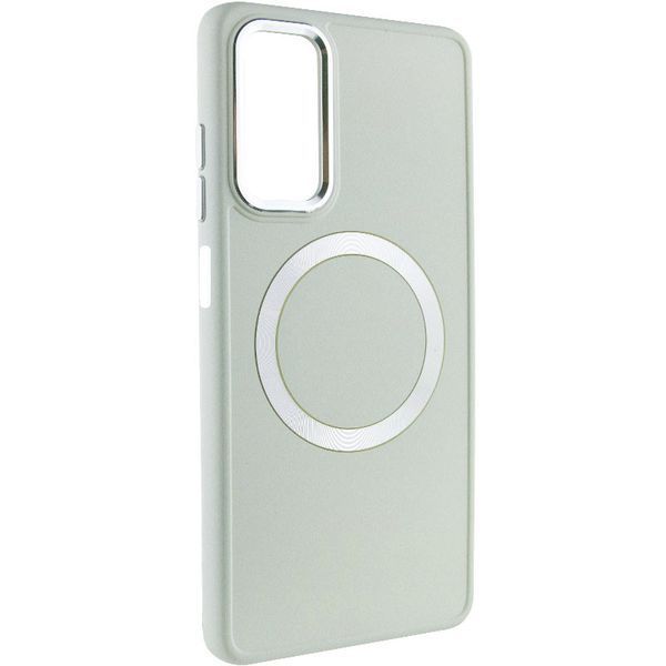 TPU чохол Bonbon Metal Style with MagSafe для Samsung Galaxy A25 5G Білий / White 316869 фото