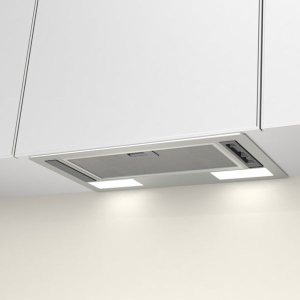Витяжка Gorenje вбудовувана, 54см, 370м.куб/год, сірий (BHI611ES) 374121 фото