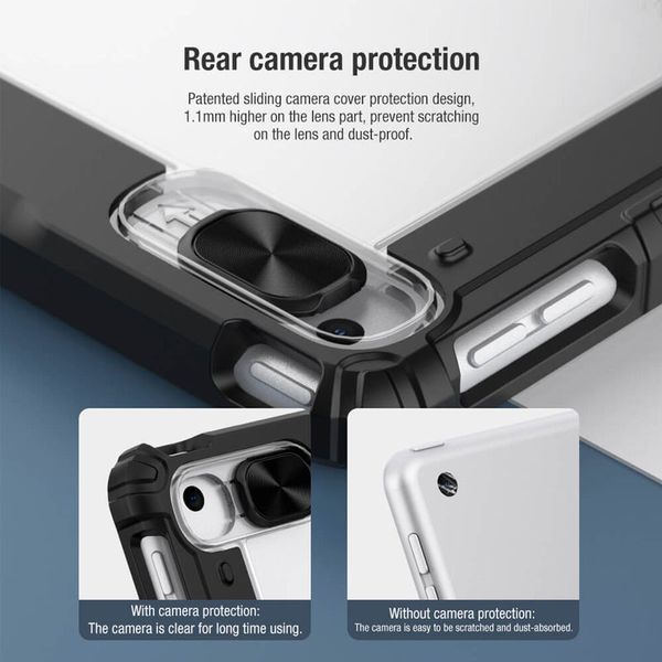 Чохол-книжка Nillkin Bumper Pro для Apple iPad 10.2" (2019) (2020) (2021) Black 271466 фото