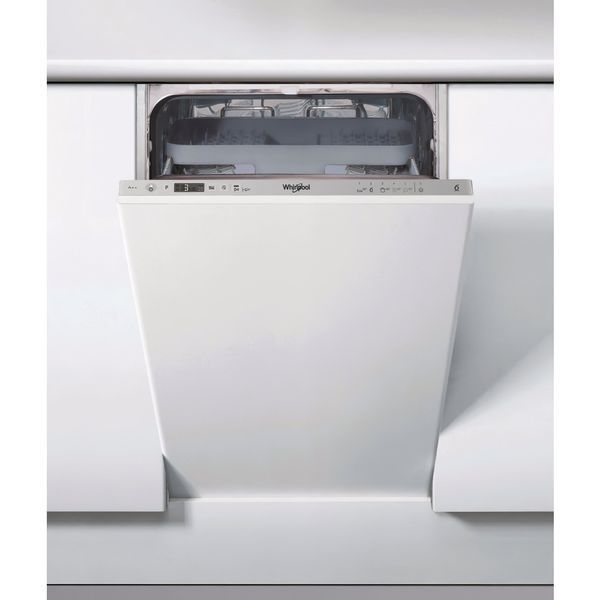 Посудомийна машина Whirlpool вбудована, 10компл., A++, 45см, дисплей, білий (WSIC3M27C) 375097 фото