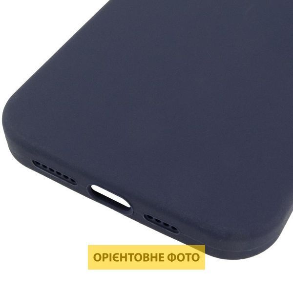 Чохол Silicone Case (AA) Logo with MagSafe для Apple iPhone 17 (6.3") Темно-синій / Midnight blue 392993 фото