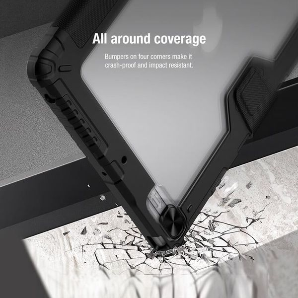 Чохол-книжка Nillkin Bumper Pro для Apple iPad 10.2" (2019) (2020) (2021) Black 271466 фото