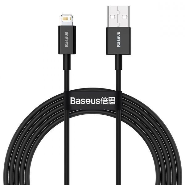 Кабель Baseus Superior Series Lightning 2.4A (CALYS-C01) Black 2m 214775 фото