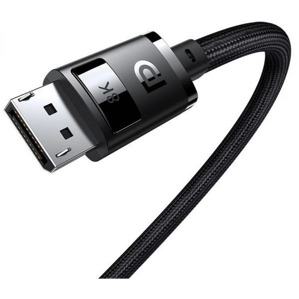 Кабель Baseus High Definition Series DP 8K to DP 8K (1,5m) (B00633706111-01) black 402625 фото