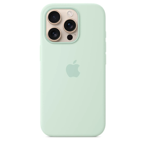 Чохол-накладка Apple iPhone 16 Pro Silicone Case with MagSafe - Aquamarine (MDG04) 378177 фото