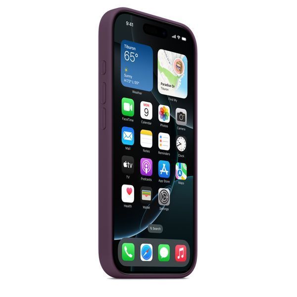 Чохол-накладка Apple iPhone 16 Pro Silicone Case with MagSafe - Plum (MYYM3) 322311 фото