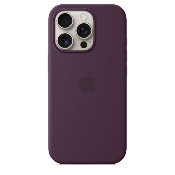 Чохол-накладка Apple iPhone 16 Pro Silicone Case with MagSafe - Plum (MYYM3) 322311 фото