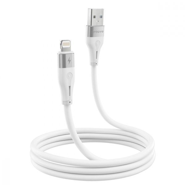 Кабель Proove Soft Silicone Lightning 2.4A (1m) (CCSO20001102) White 287215 фото