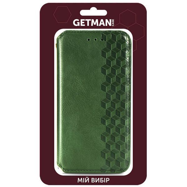 Шкіряний чохол книжка GETMAN Cubic (PU) для Xiaomi 13 Зелений 269040 фото