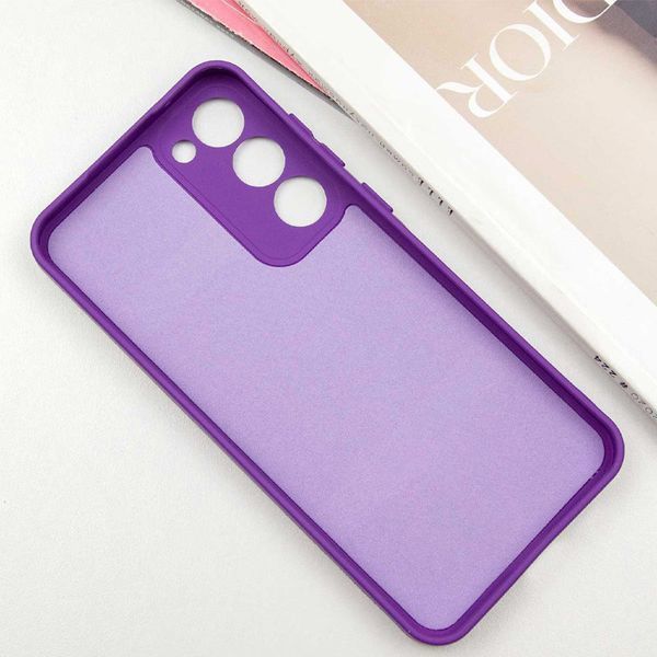 Чохол TPU GETMAN Liquid Silk Full Camera для Samsung Galaxy S23 Фіолетовий / Purple 345517 фото