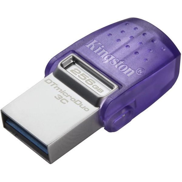 Флеш-пам'ять USB Kingston DT microDuo 3C 128GB USB-A+USB-C (DTDUO3CG3/128GB) 319790 фото