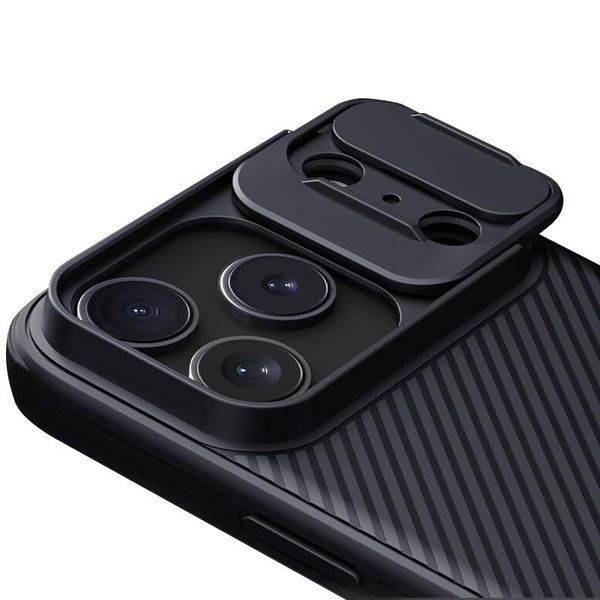 Карбонова накладка Nillkin CamShield Pro Magnetic для Apple iPhone 17 Pro (6.3") Black 398584 фото