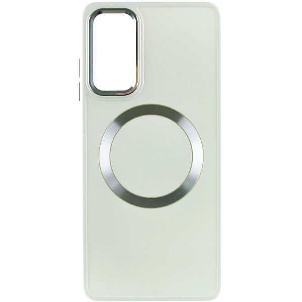 TPU чохол Bonbon Metal Style with MagSafe для Samsung Galaxy A25 5G Білий / White 316869 фото