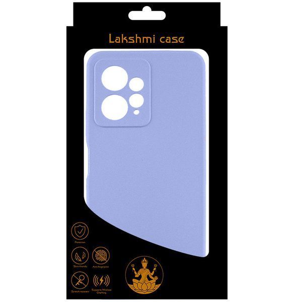 Чохол Silicone Cover Lakshmi Full Camera (AAA) для Xiaomi Redmi Note 12 4G Бузковий / Dasheen 271851 фото