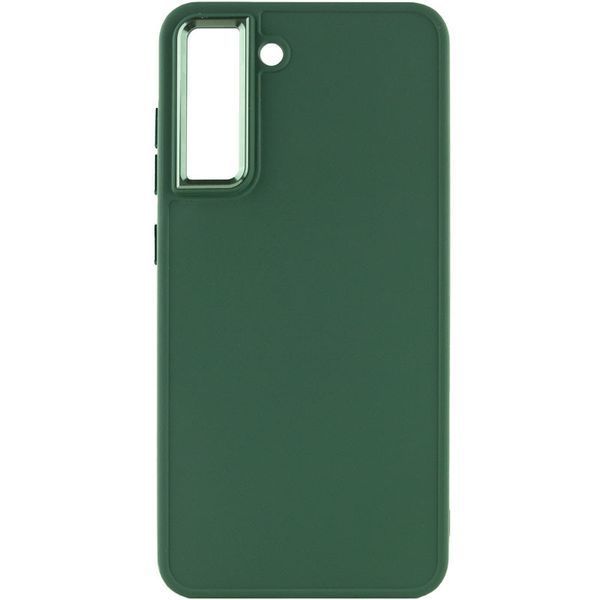 TPU чохол Bonbon Metal Style для Samsung Galaxy S24 Зелений / Army green 284971 фото