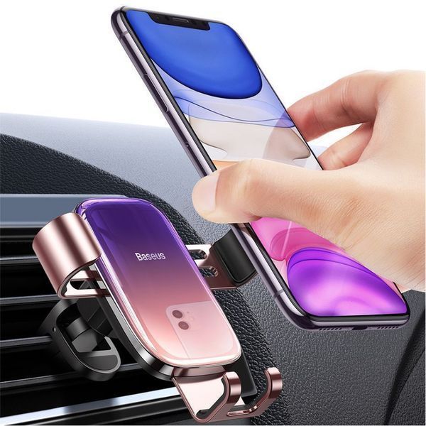 Автомобільний тримач Baseus Glaze Gravity Car Mount (SUYL-LG01) Black 192690 фото