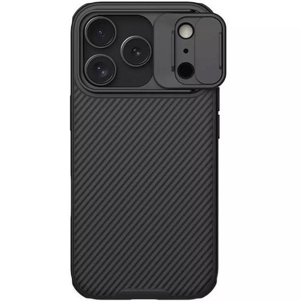 Карбонова накладка Nillkin CamShield Pro Magnetic для Apple iPhone 17 Pro (6.3") Black 398584 фото
