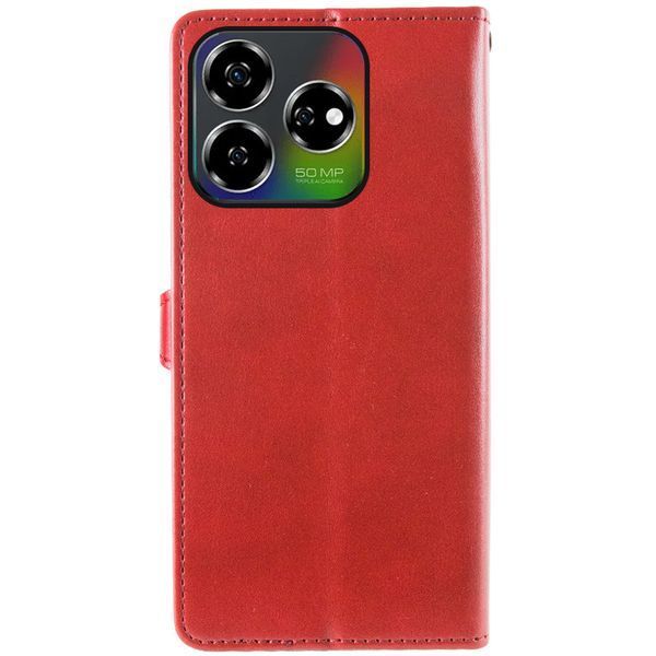 Шкіряний чохол-книжка GETMAN Gallant (PU) для ZTE Nubia V60 Червоний 358685 фото