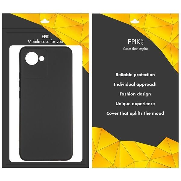 Чохол TPU Epik Black Full Camera для Realme C30 Чорний 377446 фото