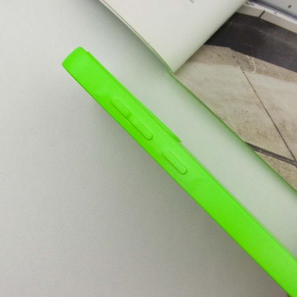 Чохол TPU GETMAN Liquid Silk Full Camera для Samsung Galaxy S24+ Салатовий / Neon Green 397596 фото