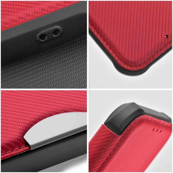 Шкіряний чохол книжка GETMAN Razor (PU) для Samsung Galaxy A15 4G/5G / M15 5G Red 346350 фото