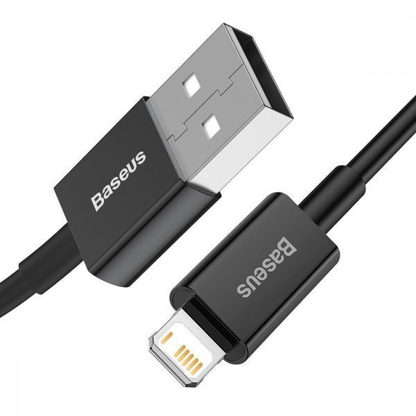 Кабель Baseus Superior Series Lightning 2.4A (CALYS-C01) Black 2m 214775 фото