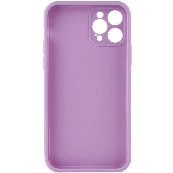 Силіконовий чохол Candy Full Camera для Apple iPhone 12 Pro (6.1") Бузковий / Dasheen 205942 фото