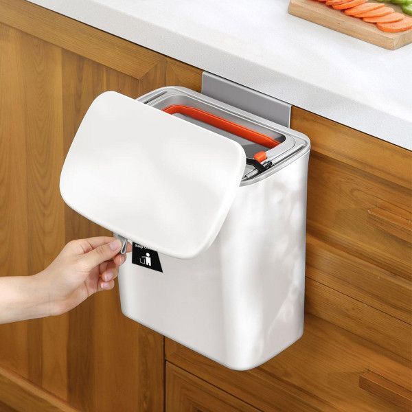 Розумний кошик для сміття Xiaomi Six Percent Kitchen Wall-Mounted Trash Can (BF-GB102 3232346) 291776 фото