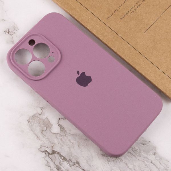 Чохол Silicone Case Full Camera Protective (AA) для Apple iPhone 15 Pro (6.1") Ліловий / Lilac Pride 280219 фото