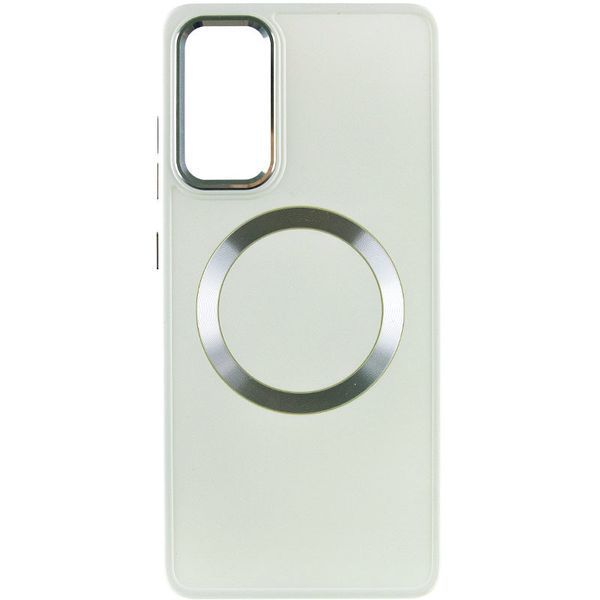 TPU чохол Bonbon Metal Style with MagSafe для Samsung Galaxy A25 5G Білий / White 316869 фото
