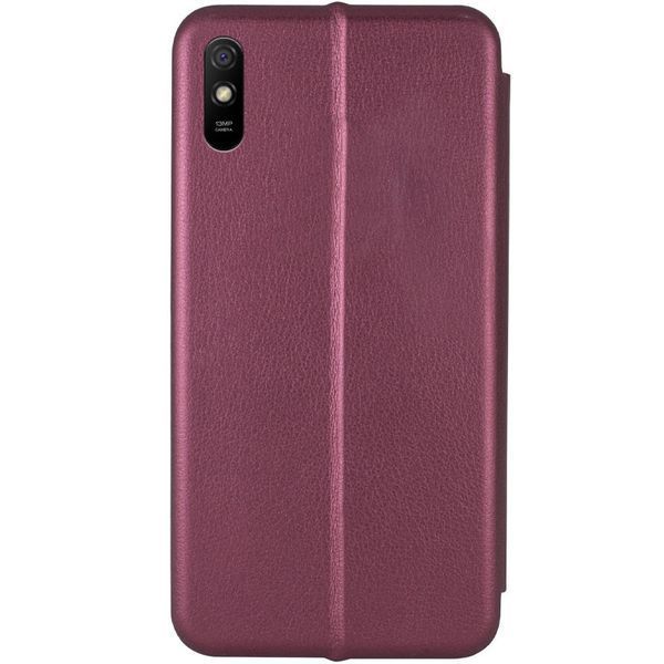 Шкіряний чохол (книжка) Classy для Xiaomi Redmi 9A Бордовий 245382 фото