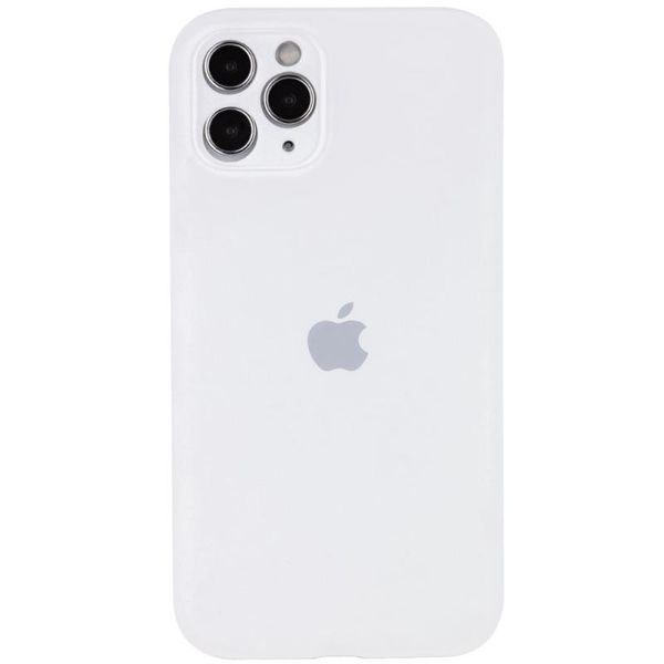 Чохол Silicone Case Full Camera Protective (AA) для Apple iPhone 12 Pro Max (6.7") Білий / White 217207 фото