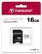 Карта пам'яті Transcend microSD 16GB C10 UHS-I R95/W10MB/s + SD (TS16GUSD300S-A) 371607 фото 3