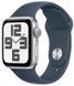 Смарт-годинник Apple Watch SE2 GPS + LTE 44mm Silver Aluminum Case With Storm Blue Sport Band M/L MRHH3 279741 фото 1